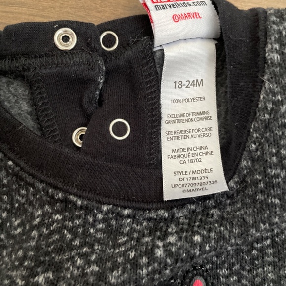 4/$20 Marvel Spider-Man sweater 18-24M - Picture 3 of 3